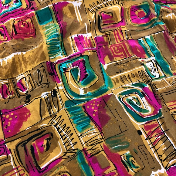 Vintage Box Shirt Fun Design Size Small - Picture 2 of 2